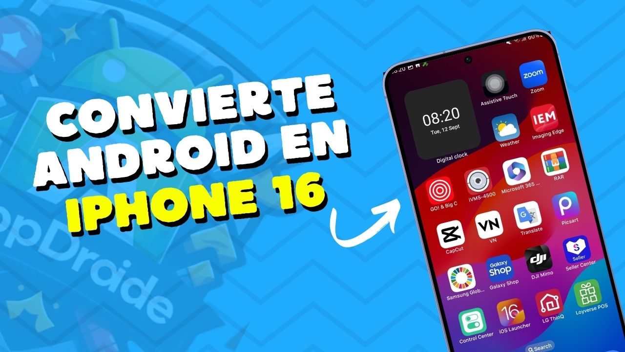 C?mo Convertir Android en iPhone con Launcher iOS 18